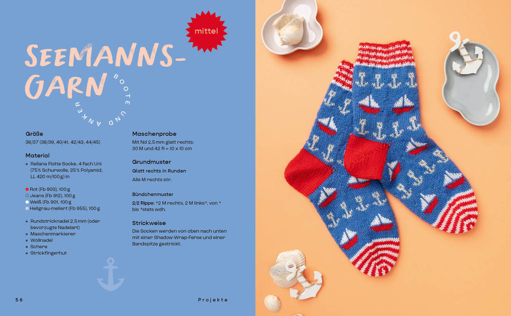 Weitere Ansicht: Happy Socks stricken | Petra Würstle-Debüser