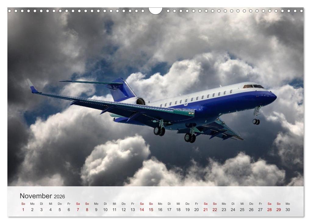 Weitere Ansicht: Flugzeuge über den Wolken (Wandkalender 2026 DIN A3 quer), CALVENDO Monatskalender | Gerhard Bittner, Calvendo