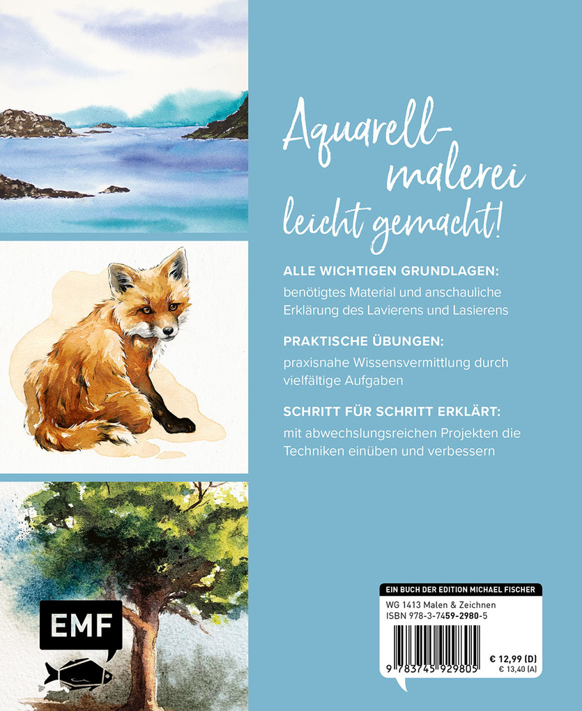Weitere Ansicht: Mini-Masterclass Malen - Lavieren und Lasieren in Aquarell