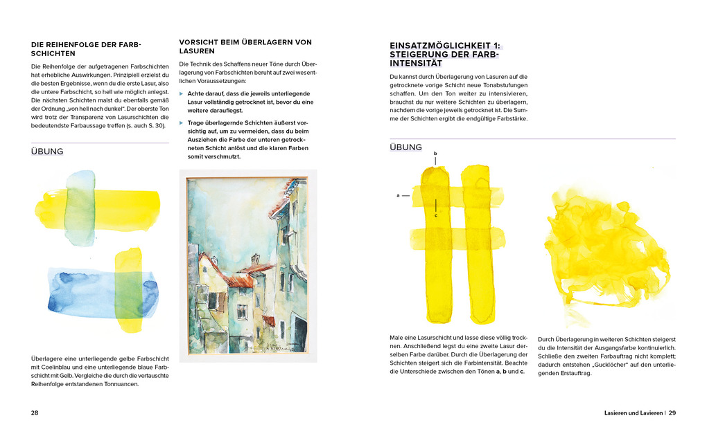 Weitere Ansicht: Mini-Masterclass Malen - Lavieren und Lasieren in Aquarell