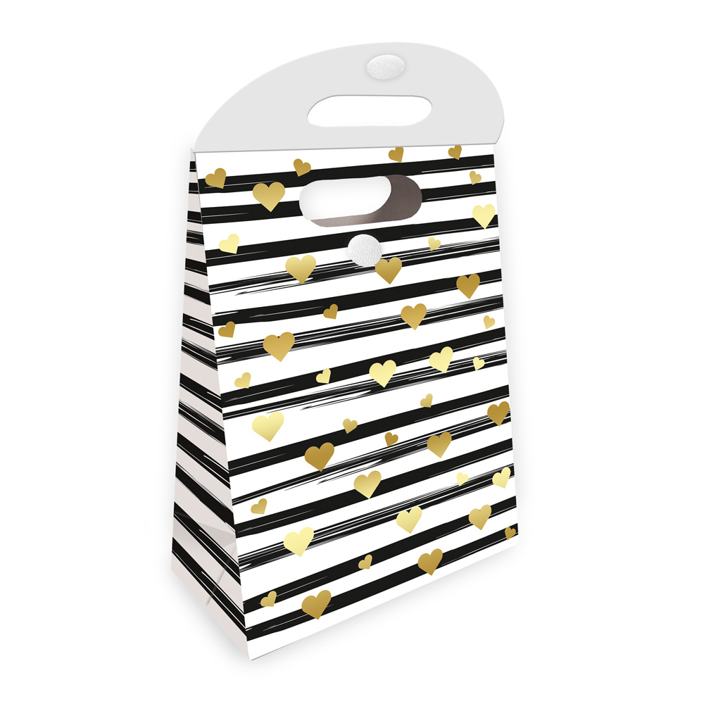 Weitere Ansicht: TRÖTSCH - Geschenktasche mit Verschluss medium Goldheart