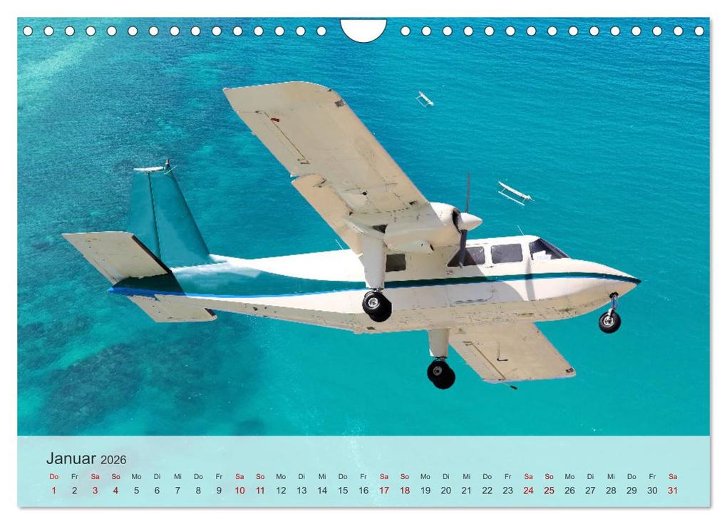 Weitere Ansicht: Flugzeuge über den Wolken (Wandkalender 2026 DIN A4 quer), CALVENDO Monatskalender | Gerhard Bittner, Calvendo