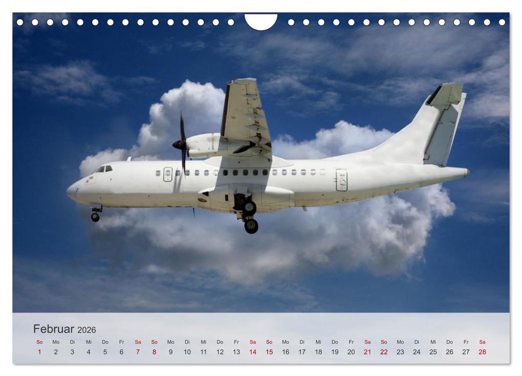 Weitere Ansicht: Flugzeuge über den Wolken (Wandkalender 2026 DIN A4 quer), CALVENDO Monatskalender | Gerhard Bittner, Calvendo