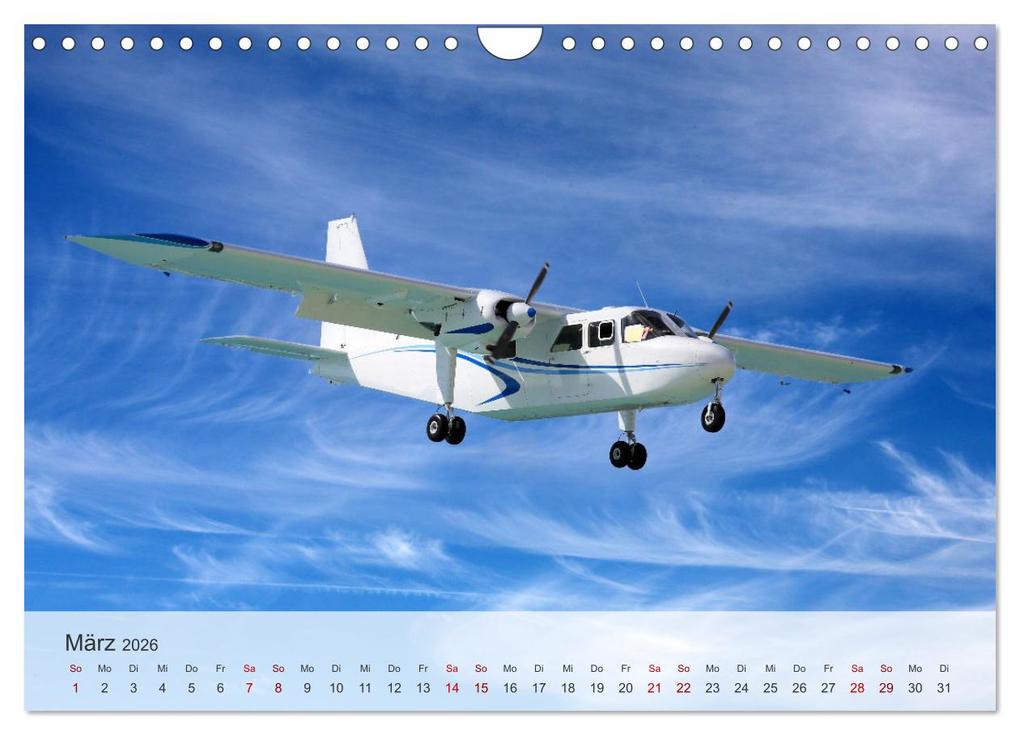 Weitere Ansicht: Flugzeuge über den Wolken (Wandkalender 2026 DIN A4 quer), CALVENDO Monatskalender | Gerhard Bittner, Calvendo