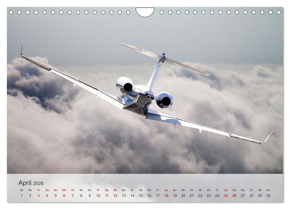 Weitere Ansicht: Flugzeuge über den Wolken (Wandkalender 2026 DIN A4 quer), CALVENDO Monatskalender | Gerhard Bittner, Calvendo