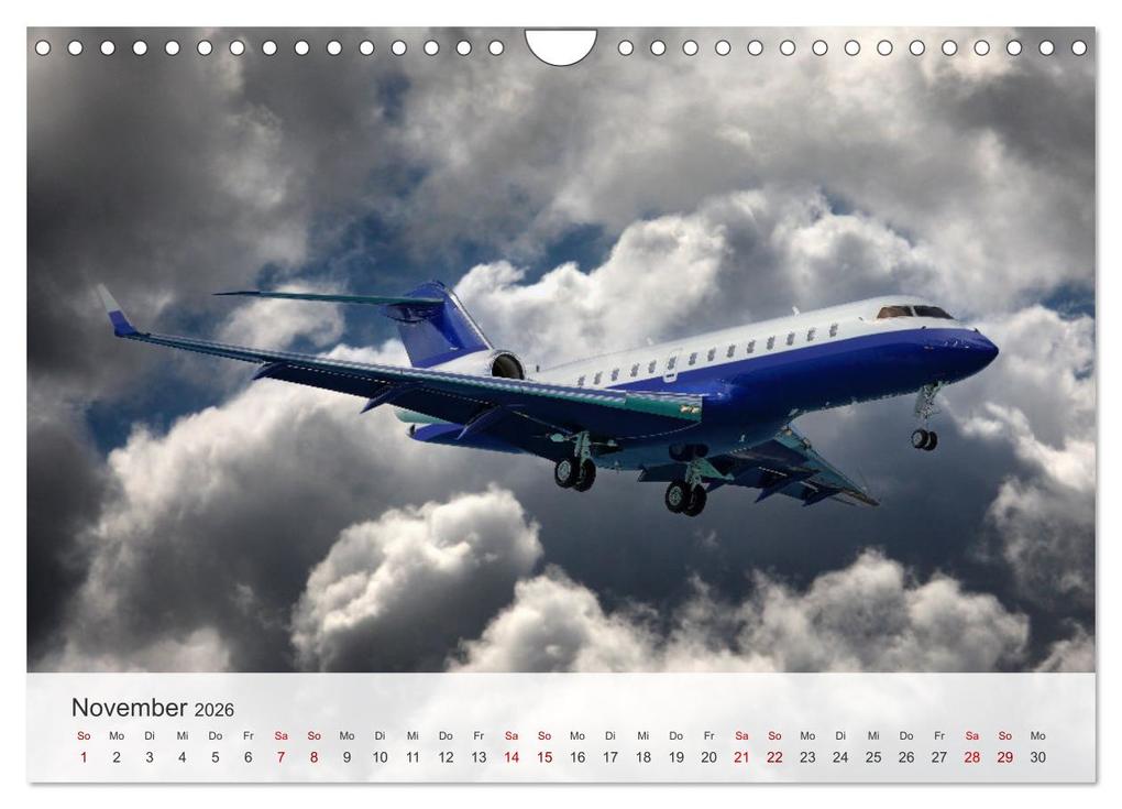 Weitere Ansicht: Flugzeuge über den Wolken (Wandkalender 2026 DIN A4 quer), CALVENDO Monatskalender | Gerhard Bittner, Calvendo