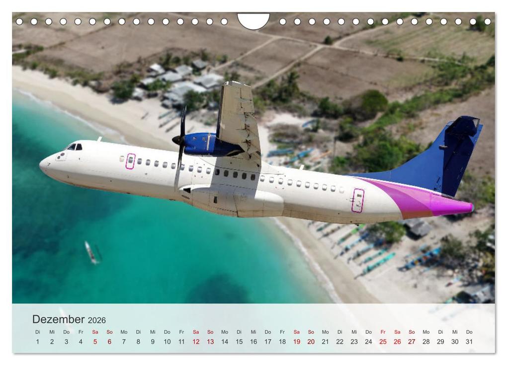 Weitere Ansicht: Flugzeuge über den Wolken (Wandkalender 2026 DIN A4 quer), CALVENDO Monatskalender | Gerhard Bittner, Calvendo