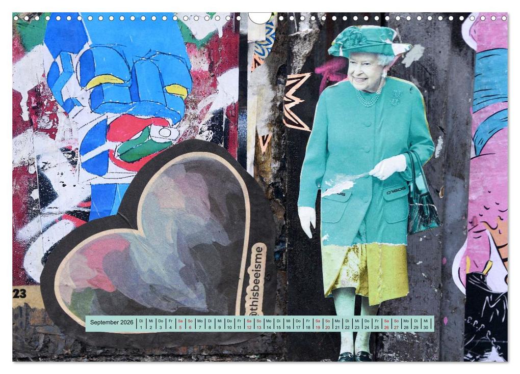 Weitere Ansicht: Streetart-Kunst, die die Straßen Londons atmen lässt (Wandkalender 2026 DIN A3 quer), CALVENDO Monatskalender | Pia Thauwald, Calvendo