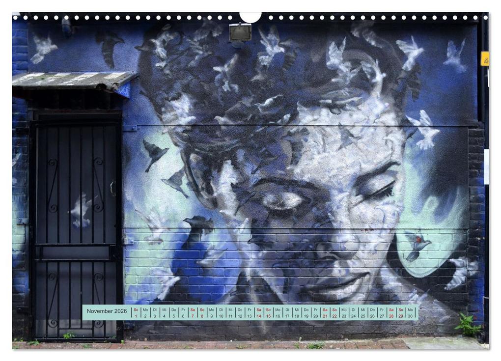 Weitere Ansicht: Streetart-Kunst, die die Straßen Londons atmen lässt (Wandkalender 2026 DIN A3 quer), CALVENDO Monatskalender | Pia Thauwald, Calvendo