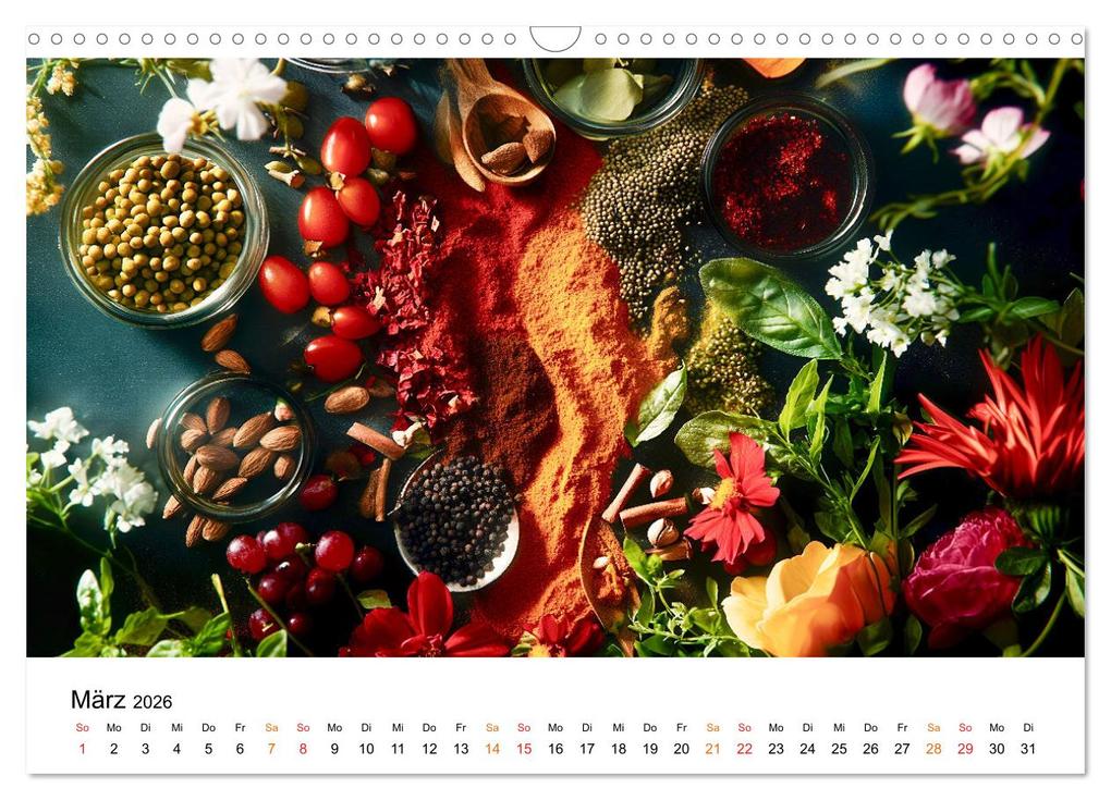 Weitere Ansicht: Küchenkalender Gewürzwelt (Wandkalender 2026 DIN A3 quer), CALVENDO Monatskalender | Peter Roder, Calvendo