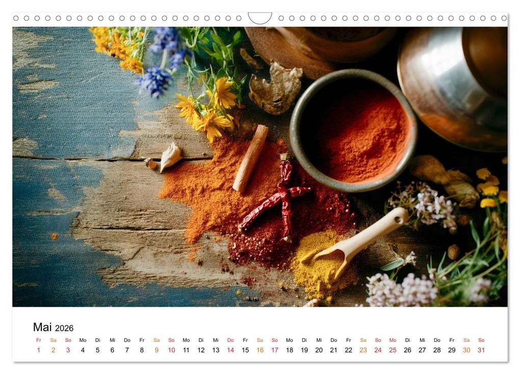 Weitere Ansicht: Küchenkalender Gewürzwelt (Wandkalender 2026 DIN A3 quer), CALVENDO Monatskalender | Peter Roder, Calvendo