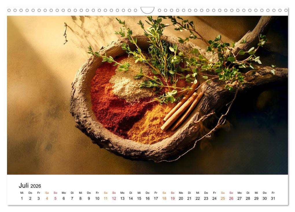 Weitere Ansicht: Küchenkalender Gewürzwelt (Wandkalender 2026 DIN A3 quer), CALVENDO Monatskalender | Peter Roder, Calvendo