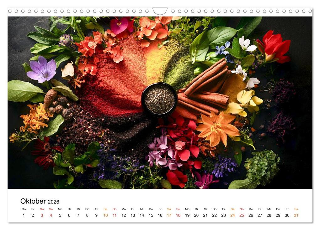 Weitere Ansicht: Küchenkalender Gewürzwelt (Wandkalender 2026 DIN A3 quer), CALVENDO Monatskalender | Peter Roder, Calvendo