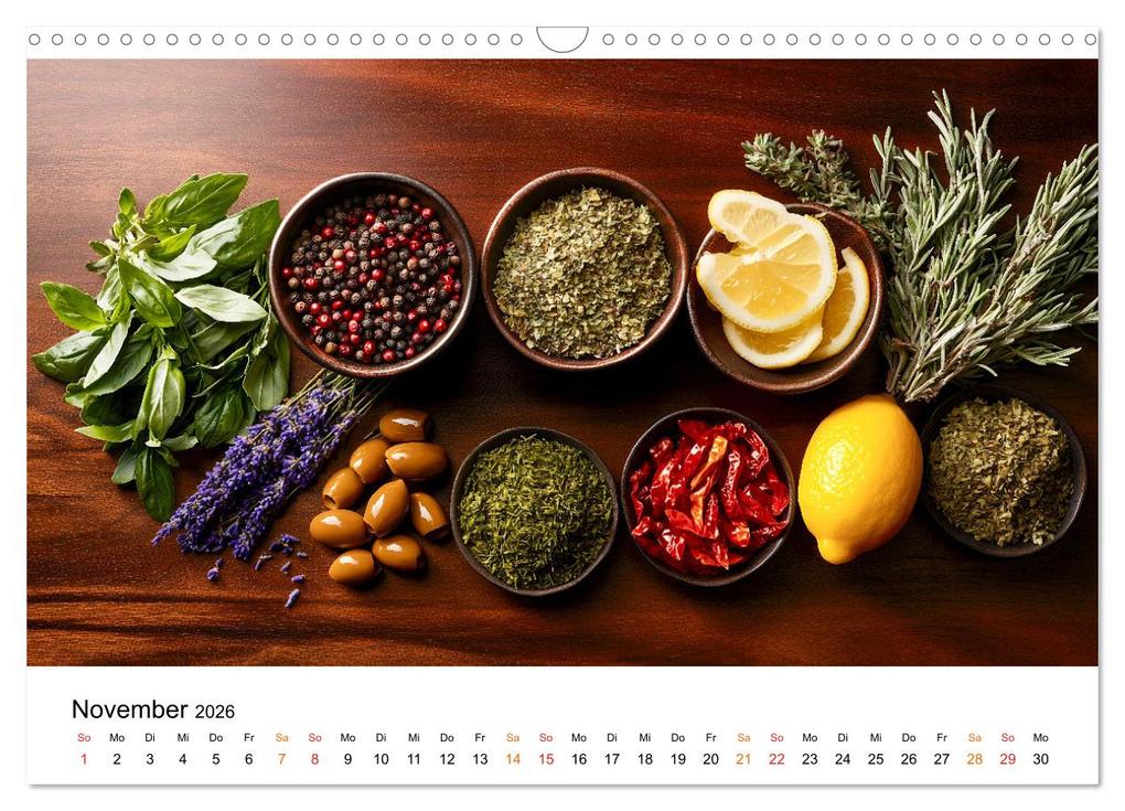 Weitere Ansicht: Küchenkalender Gewürzwelt (Wandkalender 2026 DIN A3 quer), CALVENDO Monatskalender | Peter Roder, Calvendo