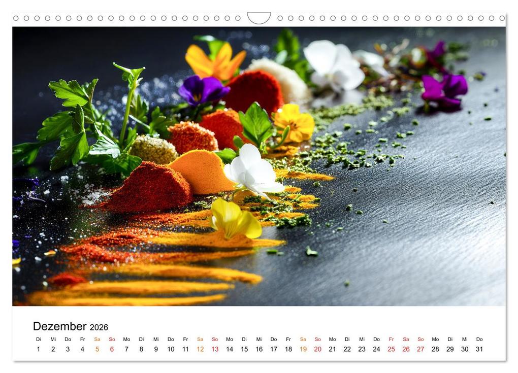 Weitere Ansicht: Küchenkalender Gewürzwelt (Wandkalender 2026 DIN A3 quer), CALVENDO Monatskalender | Peter Roder, Calvendo
