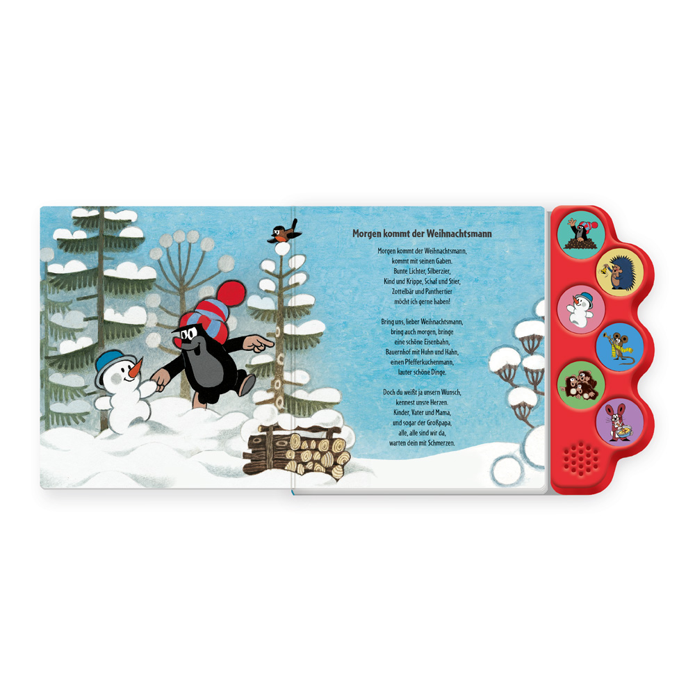 Weitere Ansicht: TRÖTSCH - Der kleine Maulwurf Soundbuch Weihnachtslieder | Ab 18 Monaten
