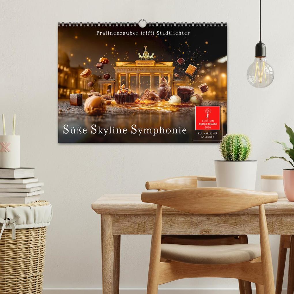 Weitere Ansicht: Süße Skyline Symphonie (Wandkalender 2026 DIN A3 quer), CALVENDO Monatskalender | Peter Roder, Calvendo