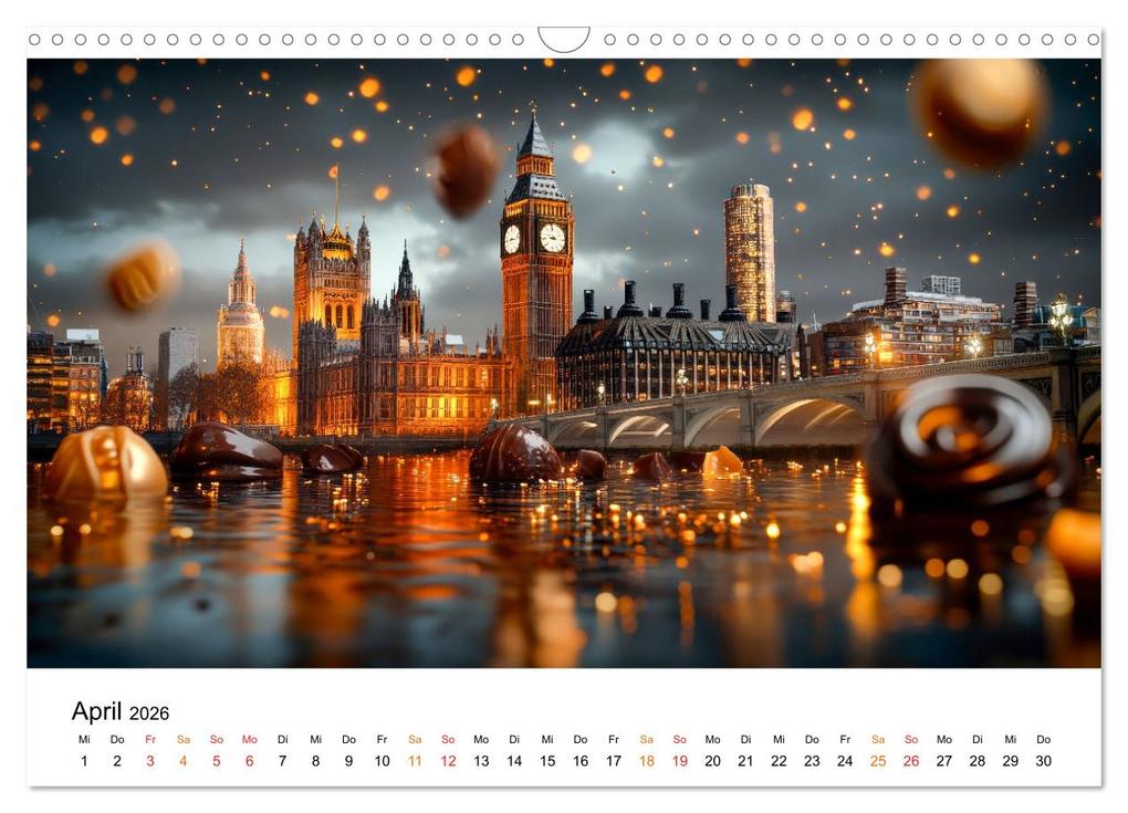 Weitere Ansicht: Süße Skyline Symphonie (Wandkalender 2026 DIN A3 quer), CALVENDO Monatskalender | Peter Roder, Calvendo