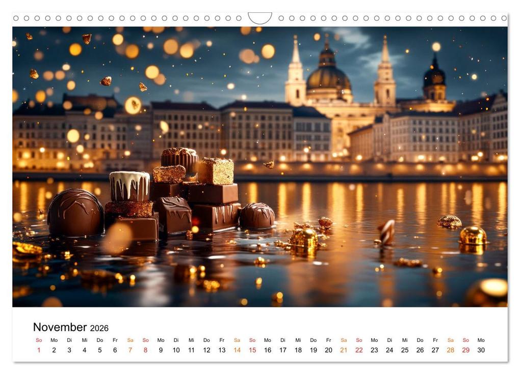 Weitere Ansicht: Süße Skyline Symphonie (Wandkalender 2026 DIN A3 quer), CALVENDO Monatskalender | Peter Roder, Calvendo