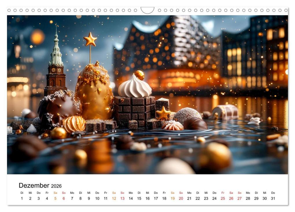 Weitere Ansicht: Süße Skyline Symphonie (Wandkalender 2026 DIN A3 quer), CALVENDO Monatskalender | Peter Roder, Calvendo