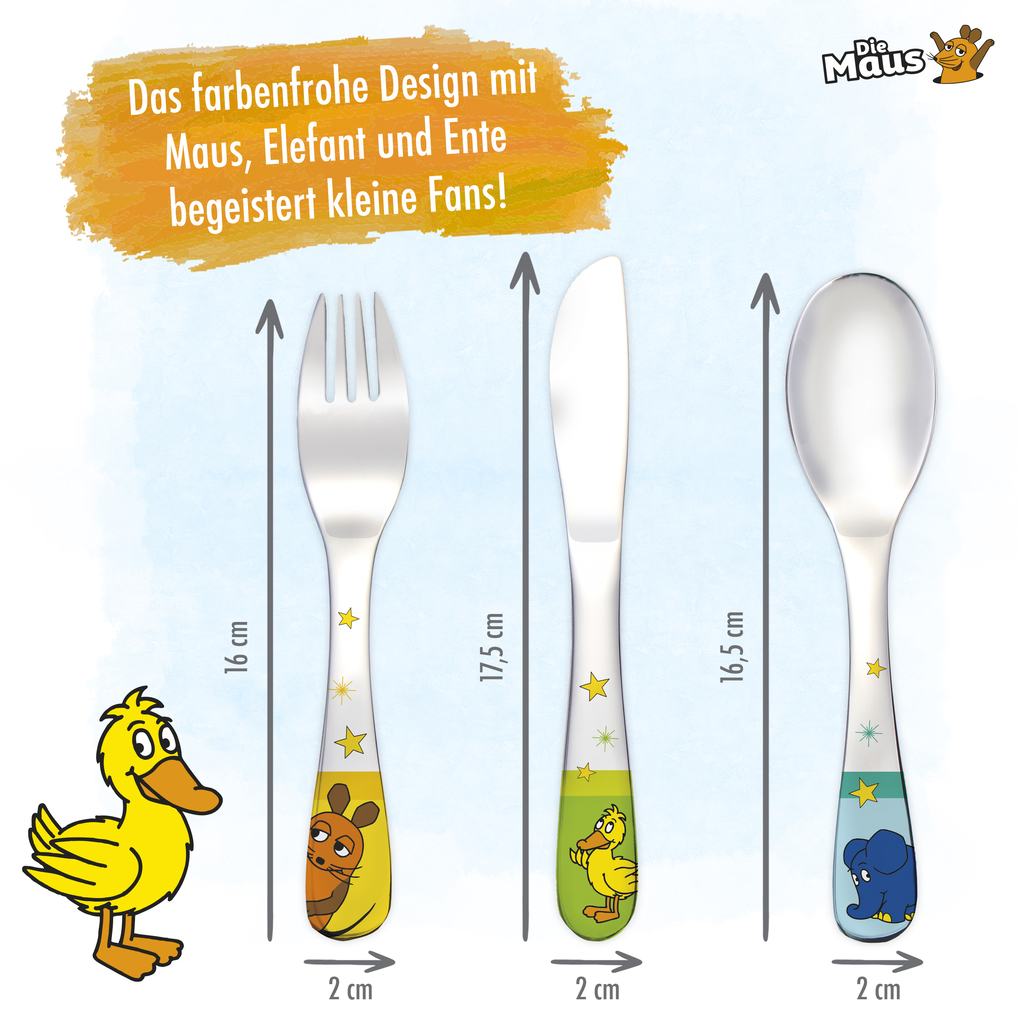 Weitere Ansicht: TRÖTSCH - Die Maus Besteckset aus Edelstahl