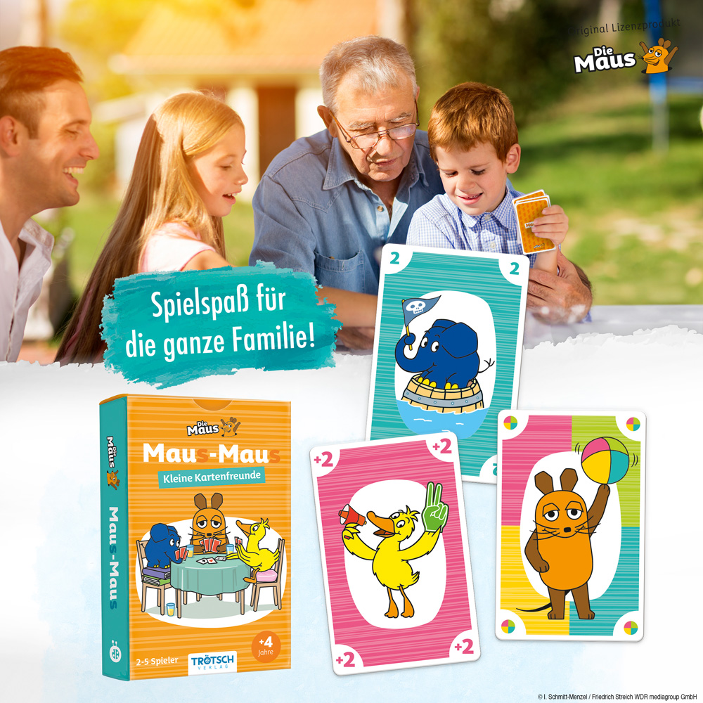 Weitere Ansicht: TRÖTSCH - Die Maus Mau-Mau KartenspielMau(s)-Mau(s) Kleine Kartenfreunde | Ab 4 Jahren | Trötsch Verlag GmbH & Co.KG