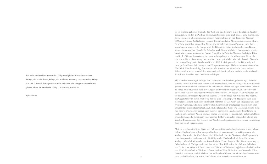Weitere Ansicht: Vija Celmins | Teo Schifferli