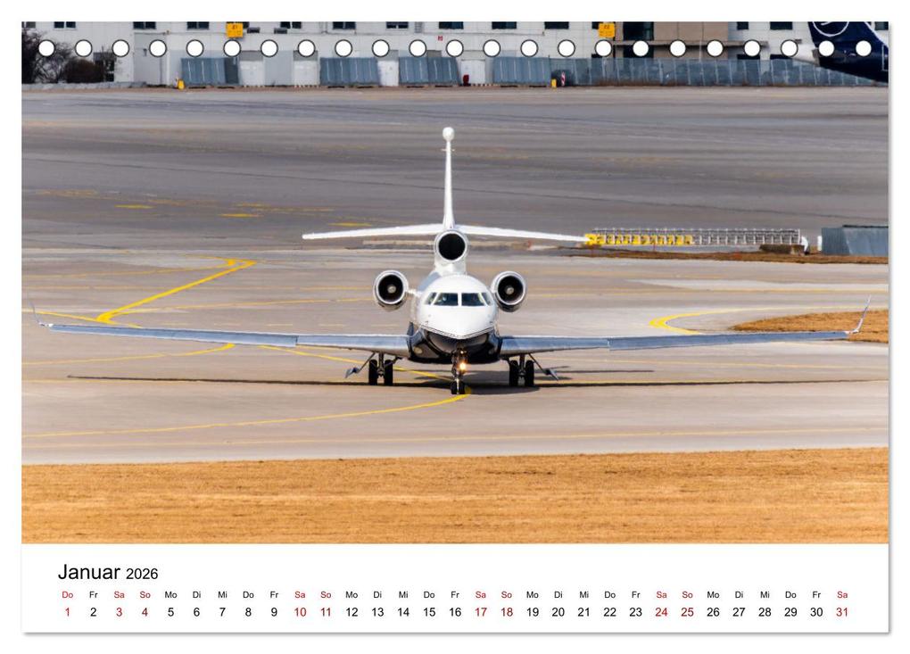 Weitere Ansicht: Die Welt der Privatjets (Tischkalender 2026 DIN A5 quer), CALVENDO Monatskalender | Calvendo, Christoph Brunner