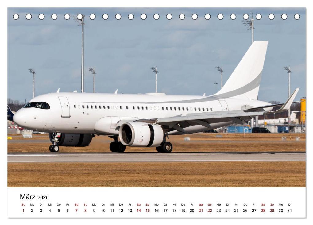 Weitere Ansicht: Die Welt der Privatjets (Tischkalender 2026 DIN A5 quer), CALVENDO Monatskalender | Calvendo, Christoph Brunner
