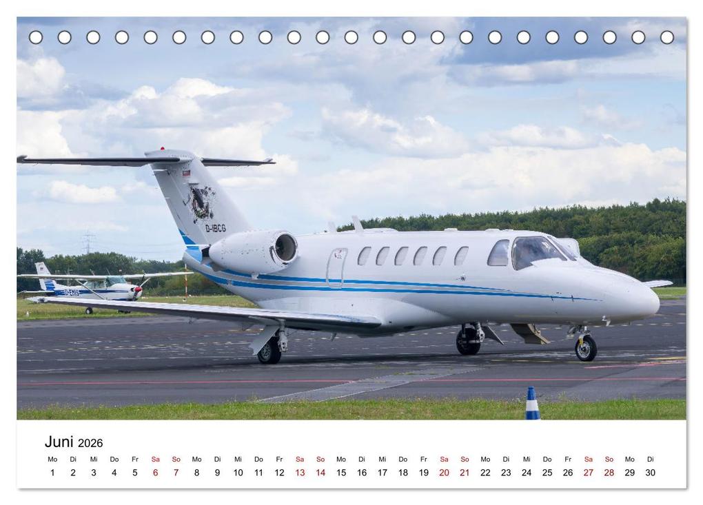 Weitere Ansicht: Die Welt der Privatjets (Tischkalender 2026 DIN A5 quer), CALVENDO Monatskalender | Calvendo, Christoph Brunner