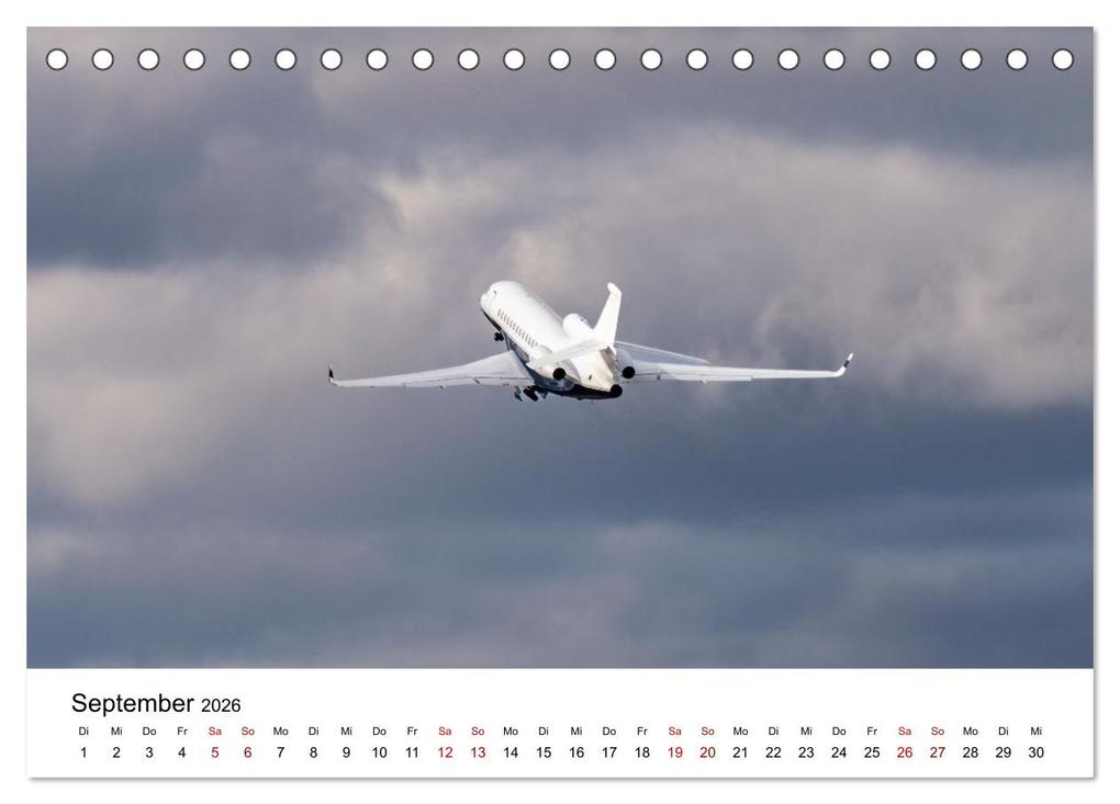 Weitere Ansicht: Die Welt der Privatjets (Tischkalender 2026 DIN A5 quer), CALVENDO Monatskalender | Calvendo, Christoph Brunner