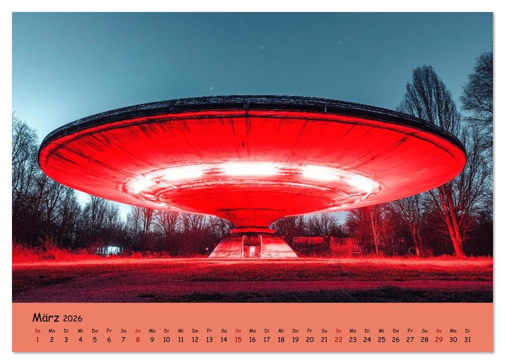 Weitere Ansicht: UFOs und Aliens - Außerirdische Spuren, verborgene Wahrheit oder bloße Fantasie (Wandkalender 2026 DIN A4 quer), CALVENDO Monatskalender | Calvendo, MB Fotografie