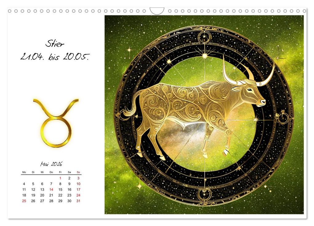 Weitere Ansicht: Ein Jahr in Gold (Wandkalender 2026 DIN A3 quer), CALVENDO Monatskalender | Calvendo, Claudia Kleemann