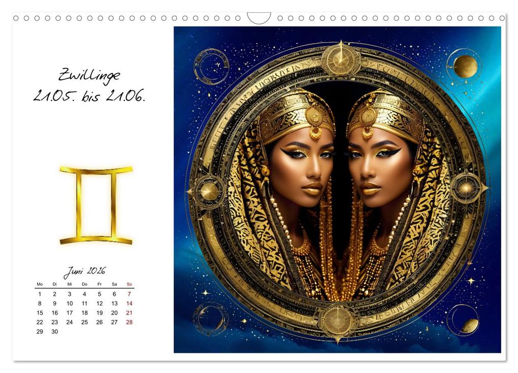 Weitere Ansicht: Ein Jahr in Gold (Wandkalender 2026 DIN A3 quer), CALVENDO Monatskalender | Calvendo, Claudia Kleemann