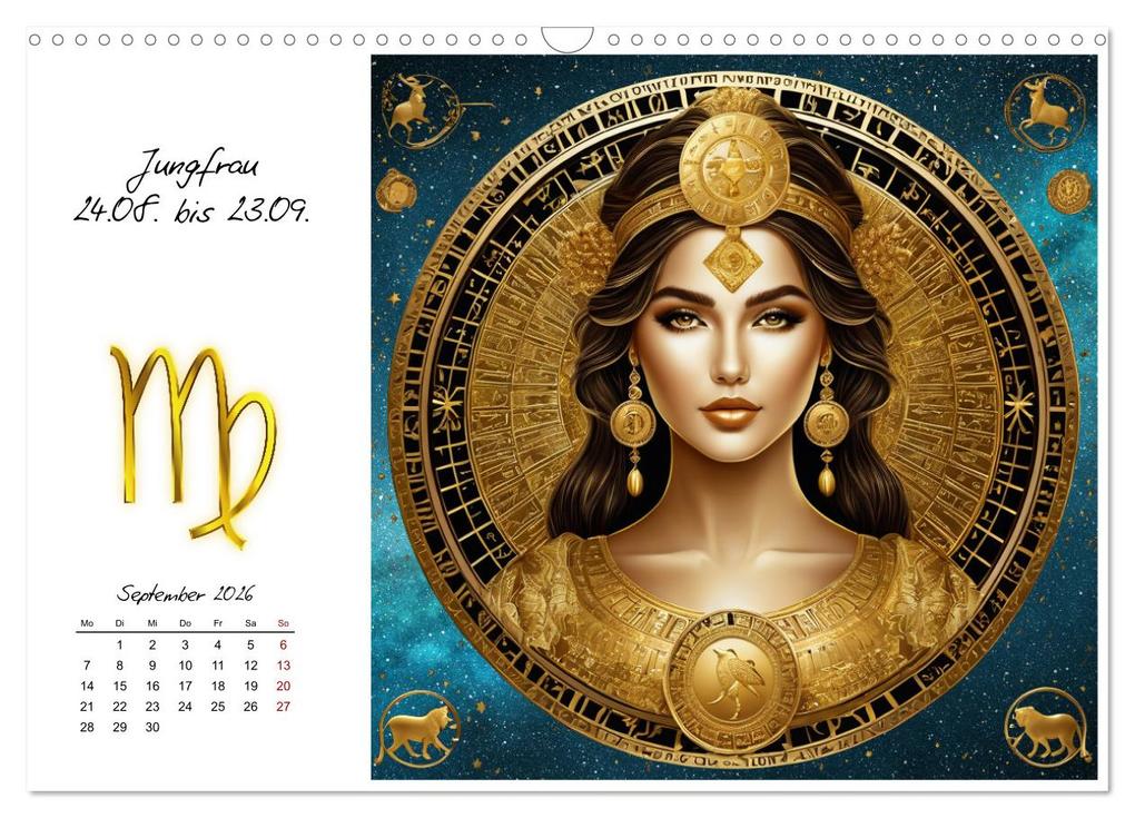 Weitere Ansicht: Ein Jahr in Gold (Wandkalender 2026 DIN A3 quer), CALVENDO Monatskalender | Calvendo, Claudia Kleemann