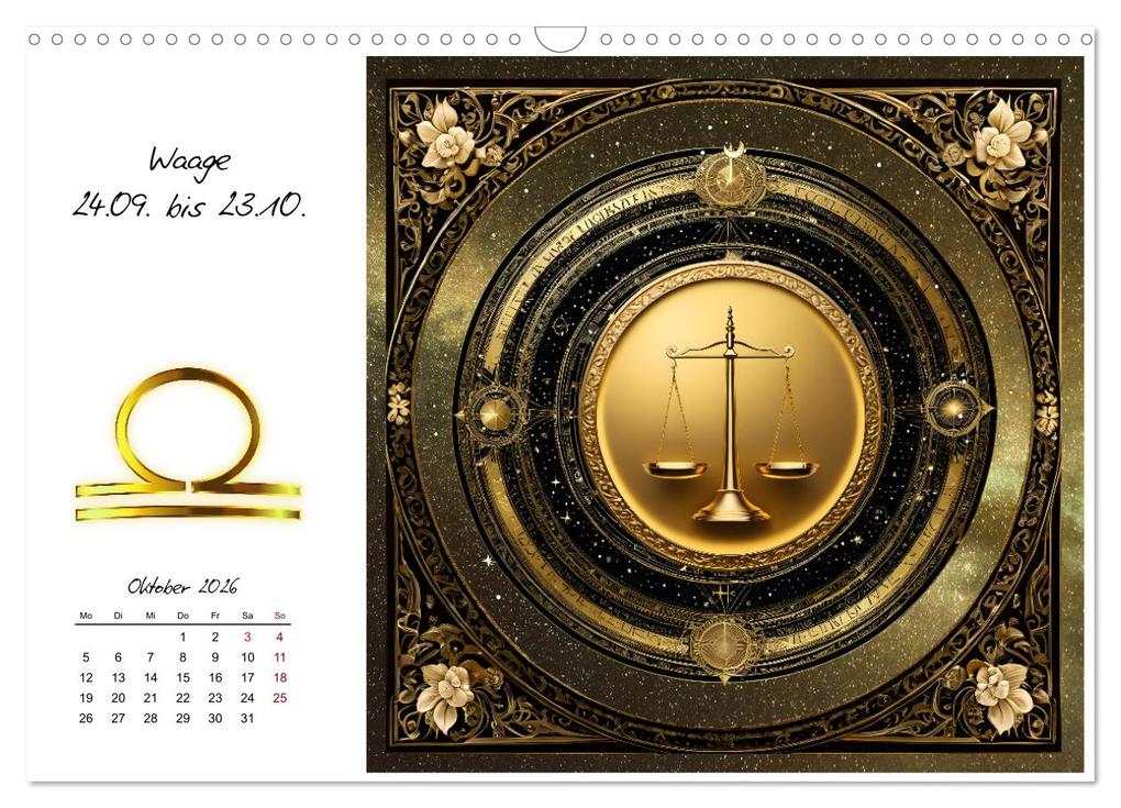 Weitere Ansicht: Ein Jahr in Gold (Wandkalender 2026 DIN A3 quer), CALVENDO Monatskalender | Calvendo, Claudia Kleemann