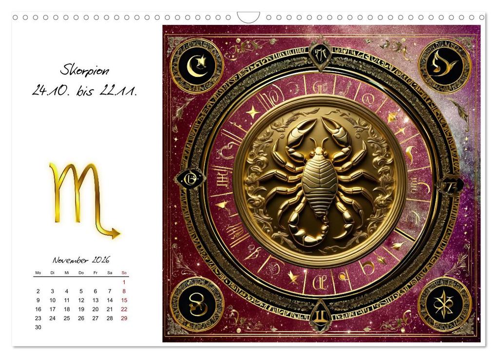 Weitere Ansicht: Ein Jahr in Gold (Wandkalender 2026 DIN A3 quer), CALVENDO Monatskalender | Calvendo, Claudia Kleemann