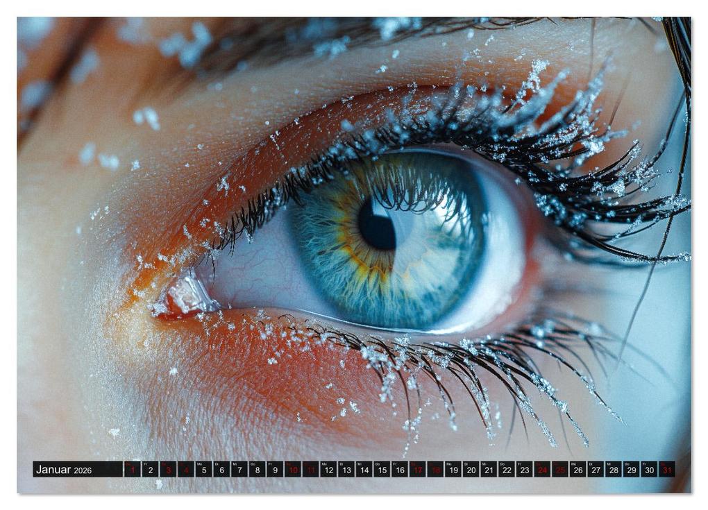 Weitere Ansicht: Iris Kunstkalender - Die faszinierende Welt der magischen Augen (Wandkalender 2026 DIN A2 quer), CALVENDO Monatskalender | Calvendo, MB - Fotografie