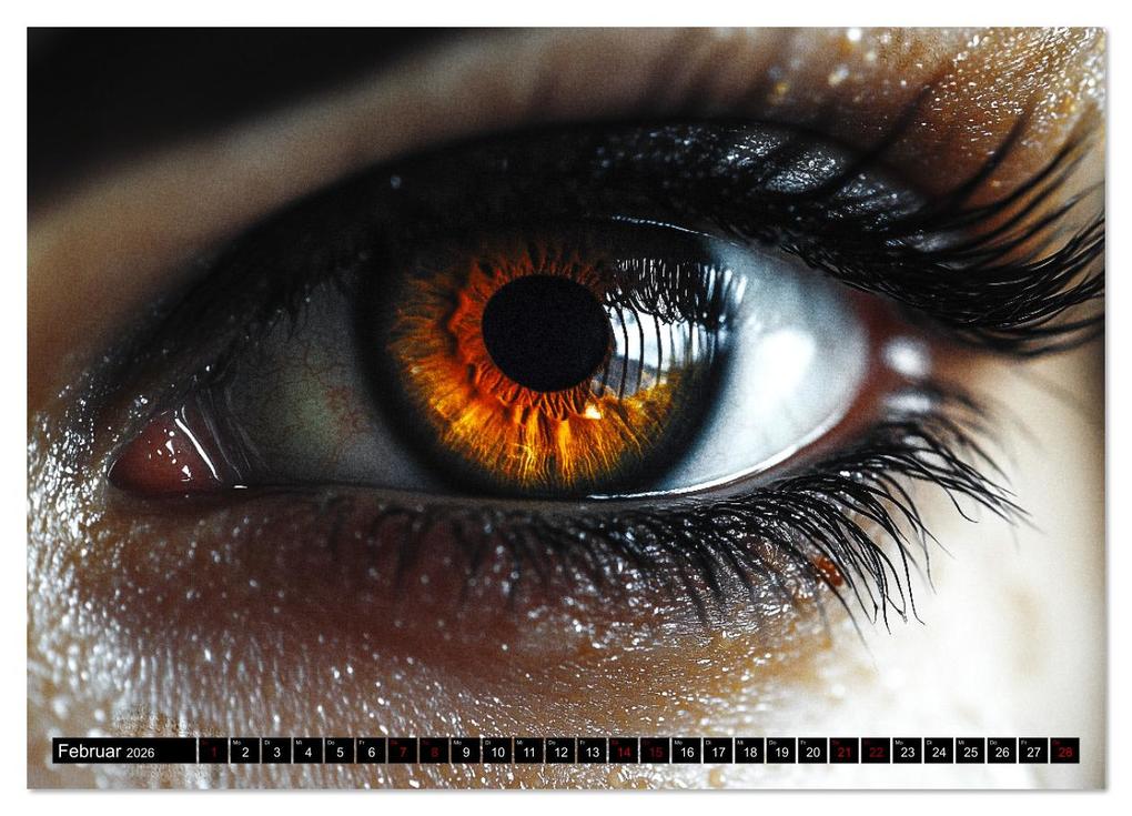 Weitere Ansicht: Iris Kunstkalender - Die faszinierende Welt der magischen Augen (Wandkalender 2026 DIN A2 quer), CALVENDO Monatskalender | Calvendo, MB - Fotografie