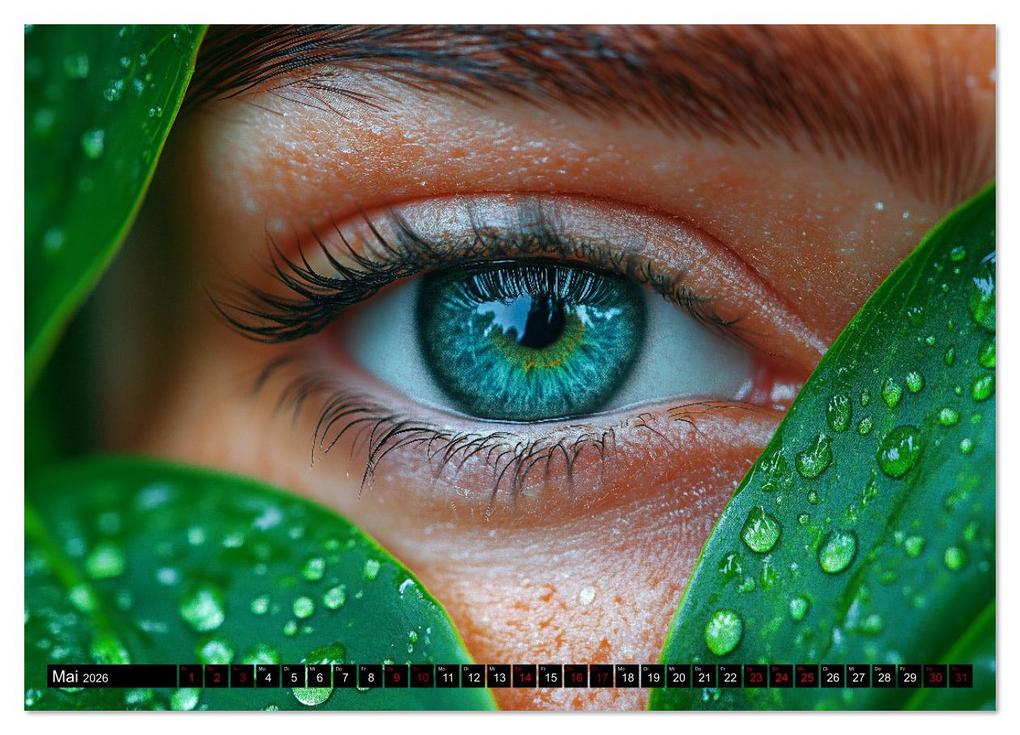 Weitere Ansicht: Iris Kunstkalender - Die faszinierende Welt der magischen Augen (Wandkalender 2026 DIN A2 quer), CALVENDO Monatskalender | Calvendo, MB - Fotografie
