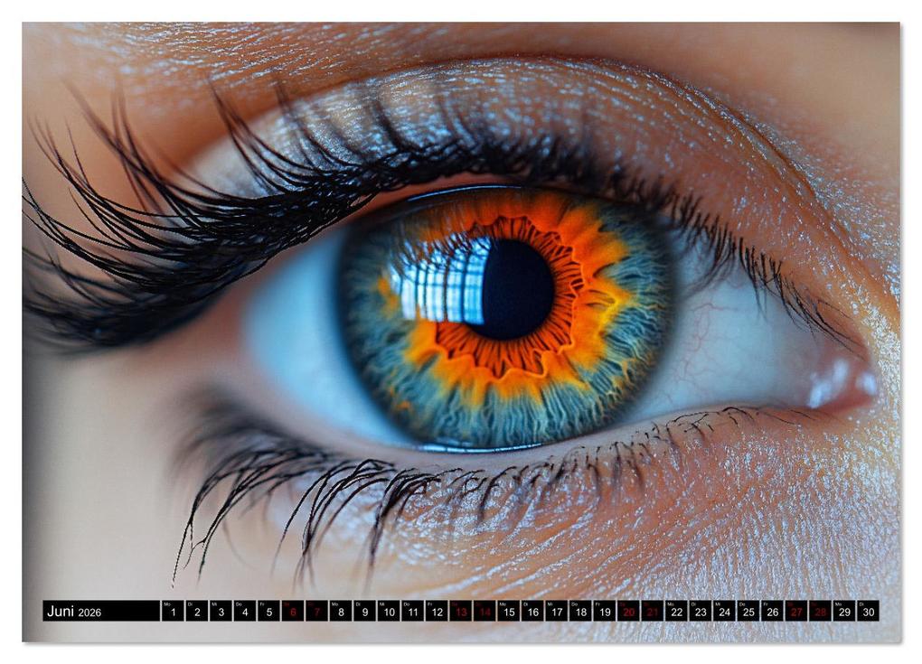 Weitere Ansicht: Iris Kunstkalender - Die faszinierende Welt der magischen Augen (Wandkalender 2026 DIN A2 quer), CALVENDO Monatskalender | Calvendo, MB - Fotografie