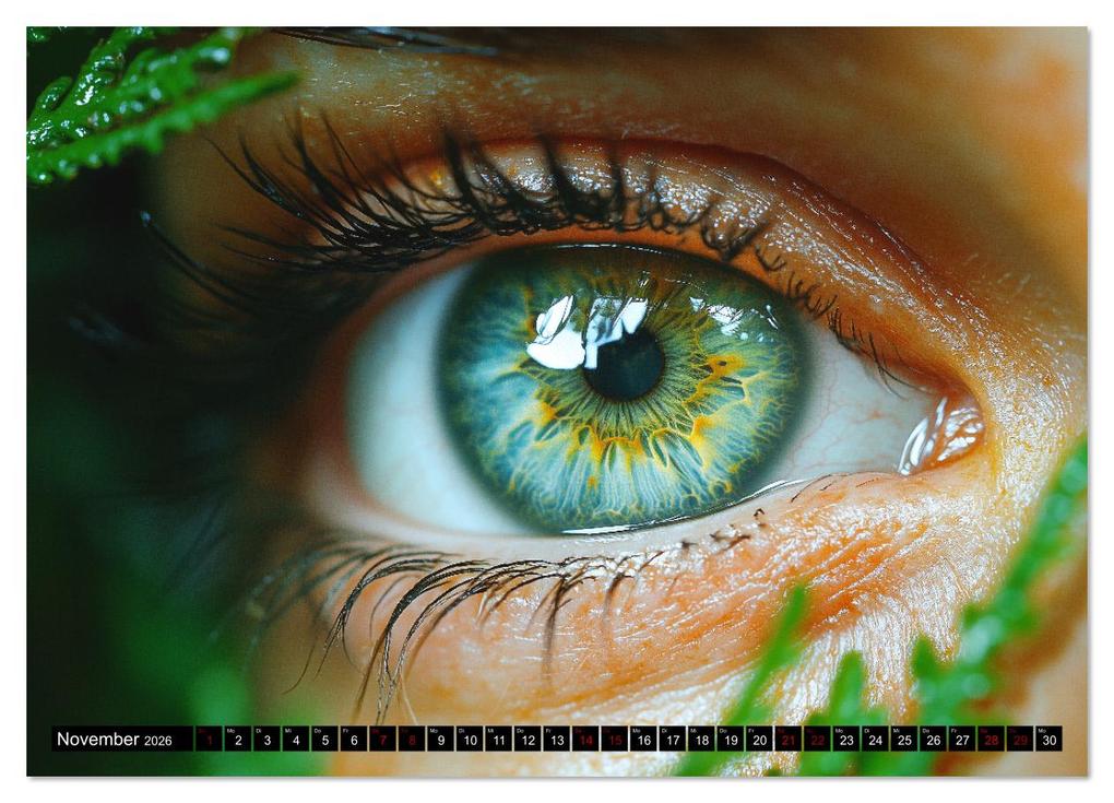 Weitere Ansicht: Iris Kunstkalender - Die faszinierende Welt der magischen Augen (Wandkalender 2026 DIN A2 quer), CALVENDO Monatskalender | Calvendo, MB - Fotografie