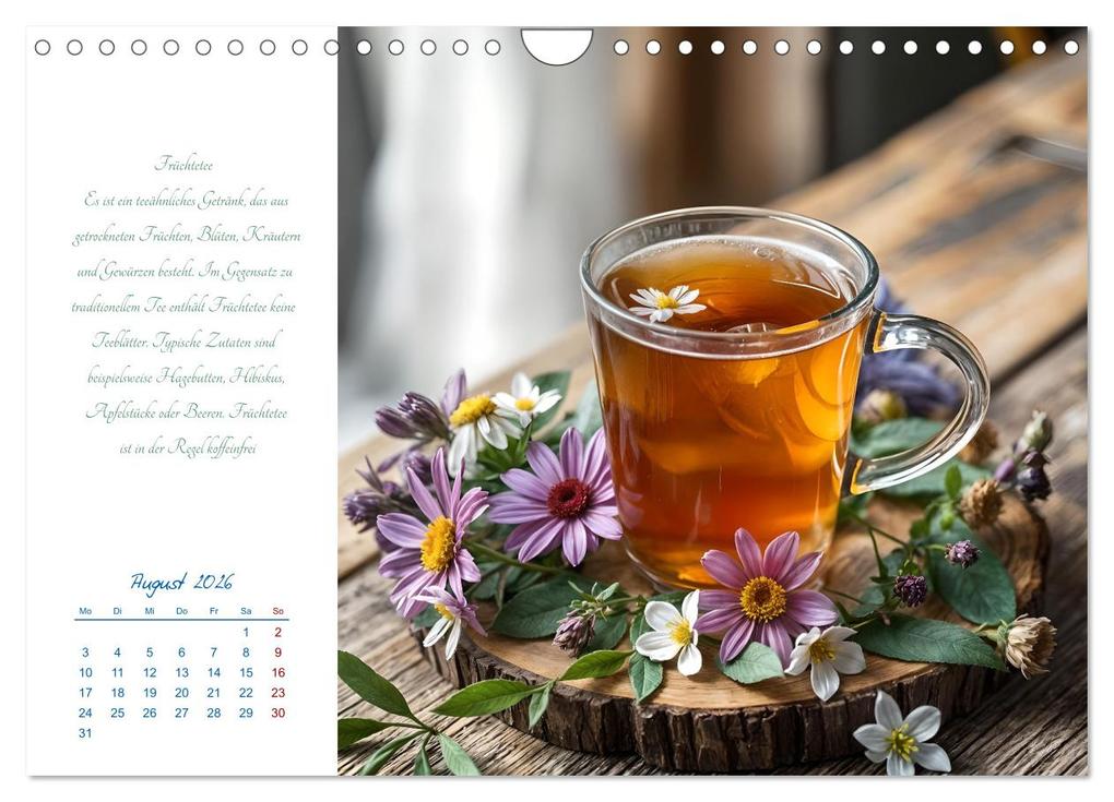 Weitere Ansicht: Ein Jahr in Tassen - Die Welt des Tees (Wandkalender 2026 DIN A4 quer), CALVENDO Monatskalender | Calvendo, Claudia Schimmack