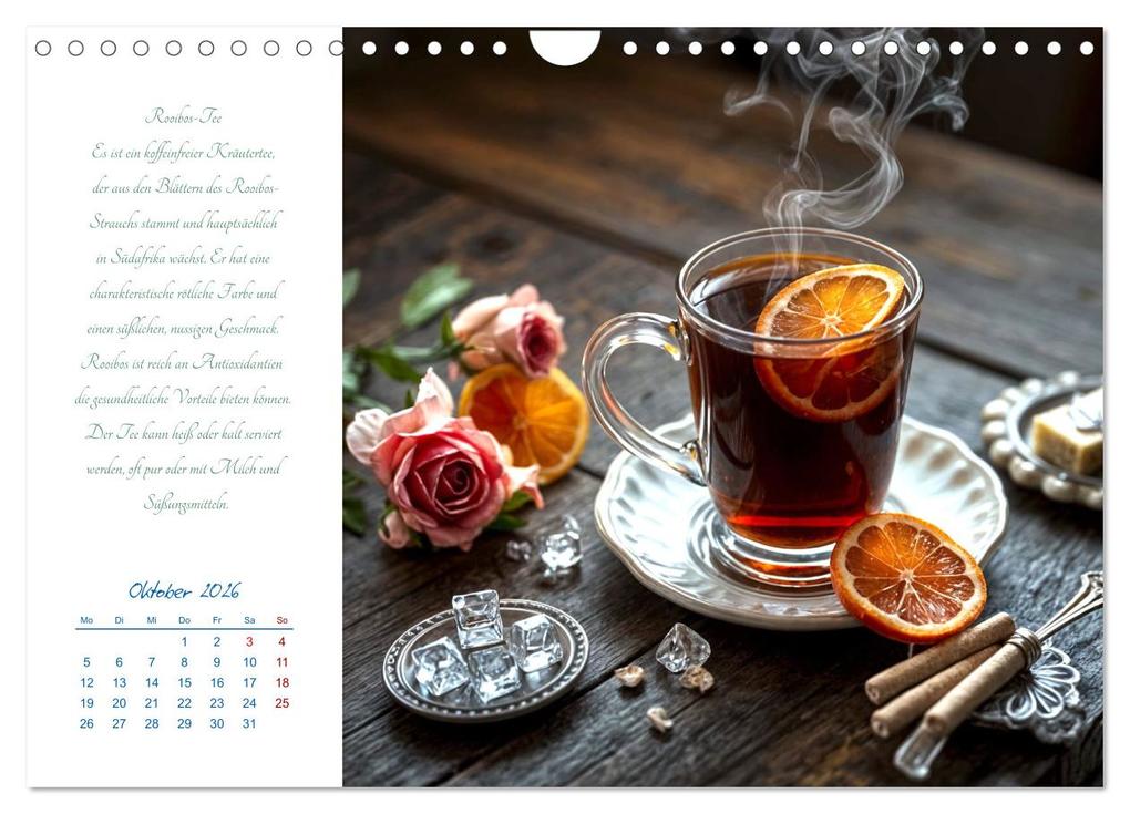 Weitere Ansicht: Ein Jahr in Tassen - Die Welt des Tees (Wandkalender 2026 DIN A4 quer), CALVENDO Monatskalender | Calvendo, Claudia Schimmack