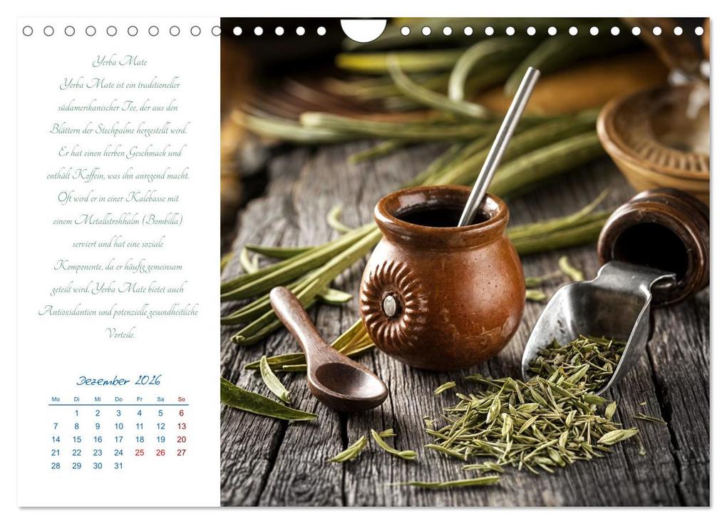 Weitere Ansicht: Ein Jahr in Tassen - Die Welt des Tees (Wandkalender 2026 DIN A4 quer), CALVENDO Monatskalender | Calvendo, Claudia Schimmack