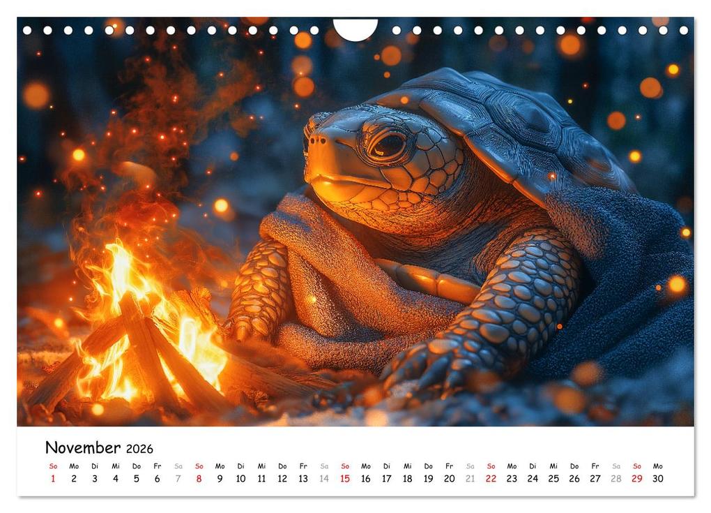 Weitere Ansicht: CHILL MAL - Entspannte Schildkröten beim Faulenzen (Wandkalender 2026 DIN A4 quer), CALVENDO Monatskalender | Calvendo, MB Fotografie