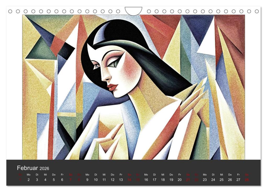 Weitere Ansicht: Kubistische Frauen Bilder (Wandkalender 2026 DIN A4 quer), CALVENDO Monatskalender | Calvendo, JOACHIM.G.SCHÄFER, JOACHIM.G.SCHÄFER JOACHIM.G.SCHÄFER