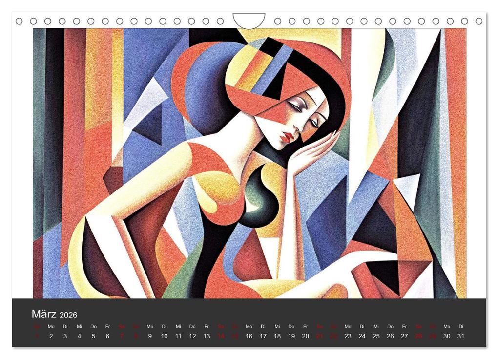 Weitere Ansicht: Kubistische Frauen Bilder (Wandkalender 2026 DIN A4 quer), CALVENDO Monatskalender | Calvendo, JOACHIM.G.SCHÄFER, JOACHIM.G.SCHÄFER JOACHIM.G.SCHÄFER