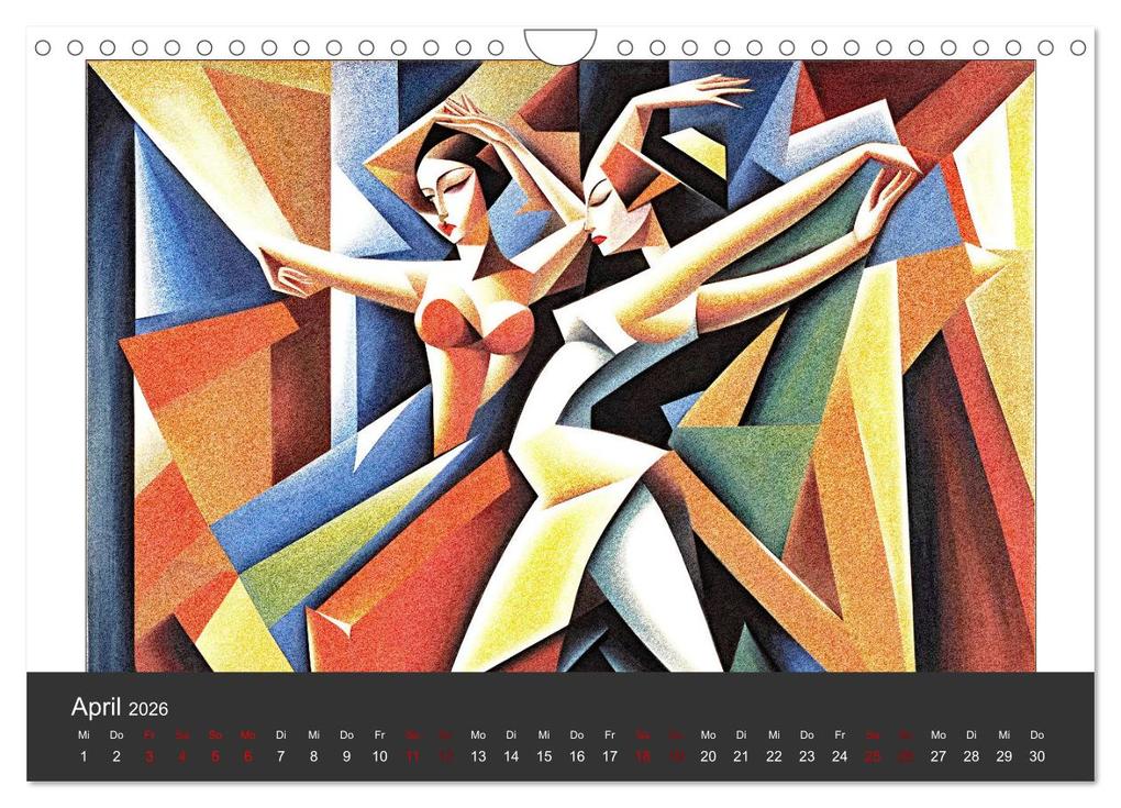 Weitere Ansicht: Kubistische Frauen Bilder (Wandkalender 2026 DIN A4 quer), CALVENDO Monatskalender | Calvendo, JOACHIM.G.SCHÄFER, JOACHIM.G.SCHÄFER JOACHIM.G.SCHÄFER