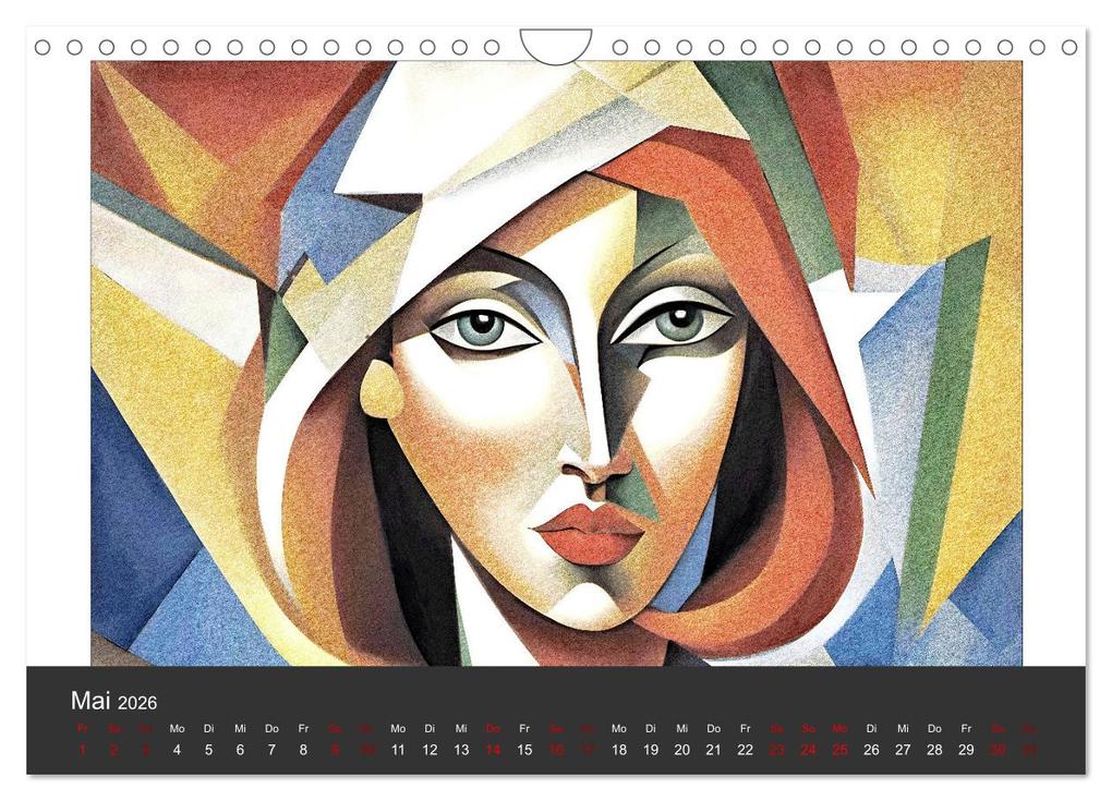 Weitere Ansicht: Kubistische Frauen Bilder (Wandkalender 2026 DIN A4 quer), CALVENDO Monatskalender | Calvendo, JOACHIM.G.SCHÄFER, JOACHIM.G.SCHÄFER JOACHIM.G.SCHÄFER
